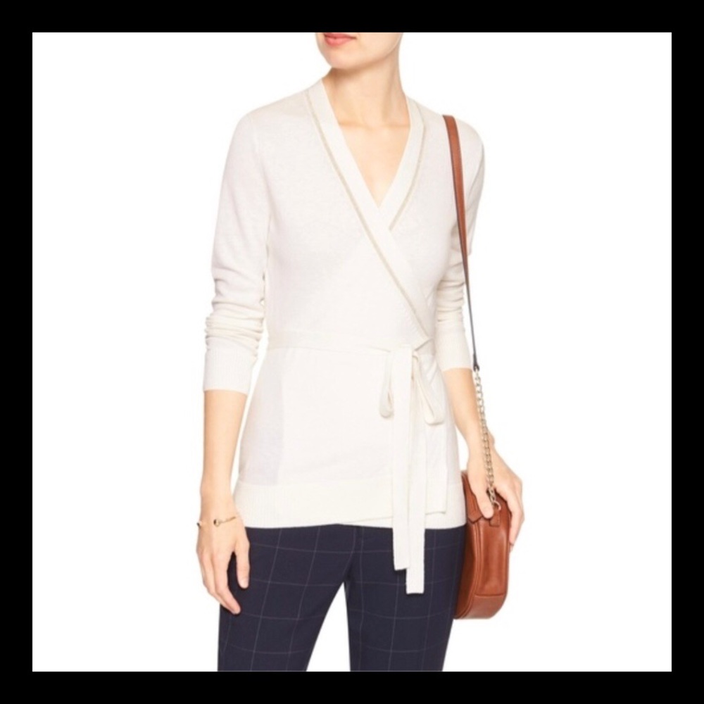 Banana Republic Ballet Wrap-Tie Cardigan EUC